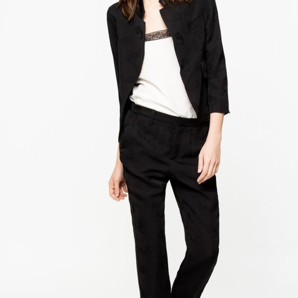 Zadig & Voltaire "Verys Jac" Blazer & Pant Suit – Size 38